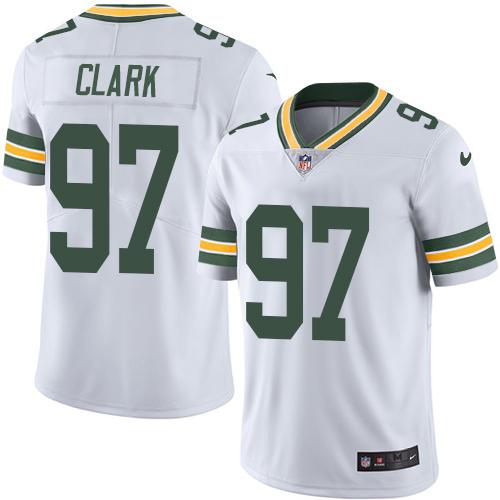 2019 Men Green Bay Packers #97 Clark White Nike Vapor Untouchable Limited NFL Jersey->green bay packers->NFL Jersey